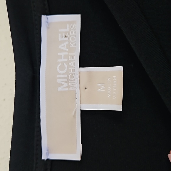 Micheal Kors Woman's Bell Sleeve Black Blouse. Sz: M EUC - Picture 2 of 7